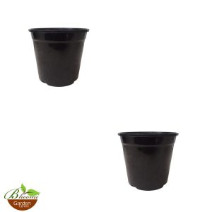 5 Inch Plastic Nursery Pot - Black Color