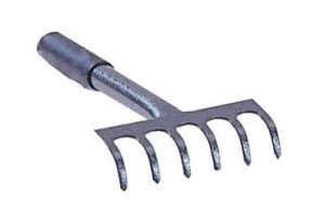 Super Strong Garden Hand Rake Garden Digging Tool Perfect for loosening & Sculpting Soil,Removing Weeds.