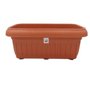 Window planter (plastic) terracotta color